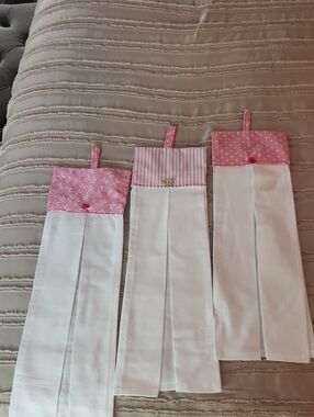3 KITCHEN TOWELLS.   HOMEMADE HANDMADE